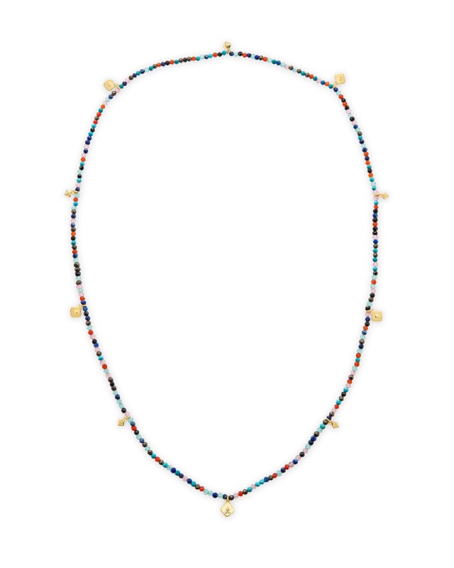 Britt Gold Convertible Stretch Necklace in Multi Mix image number 0.0